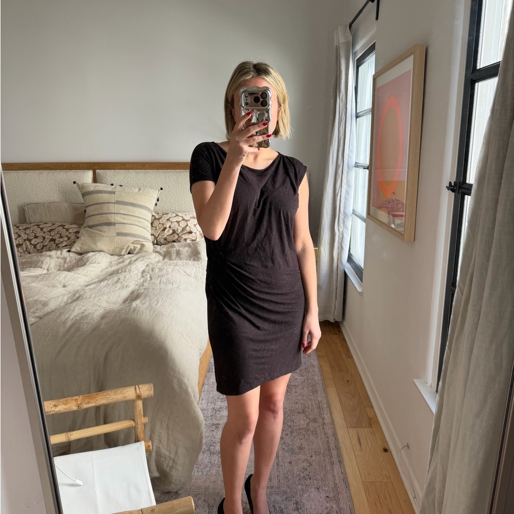 All Saints Maroon Mini Dress